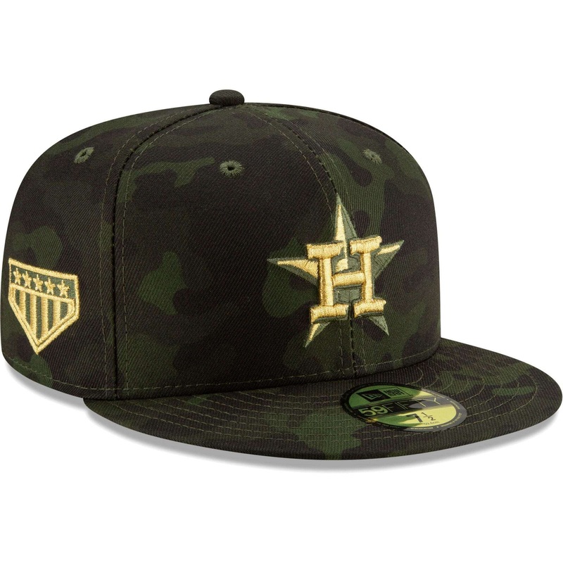 Houston Astros New Era MLB 2019 Armed Forces On-Field 59FIFTY Fitted Hat – Camo