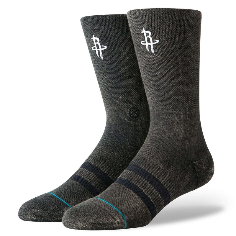 Houston Rockets Stance NBA Blacktop Crew Socks – Black