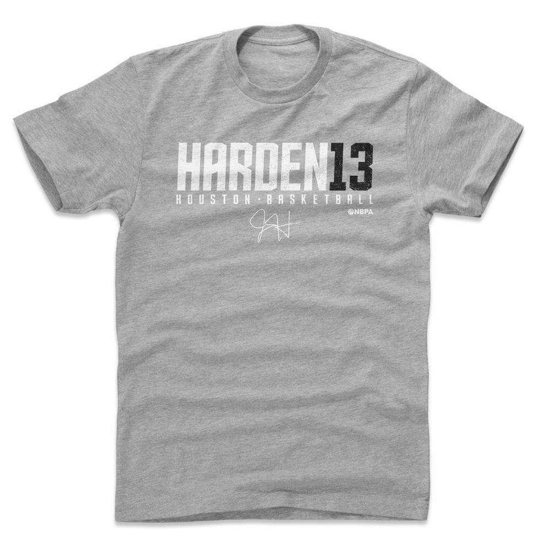 James Harden Houston Rockets 500 Level NBA Name T-Shirt – Grey
