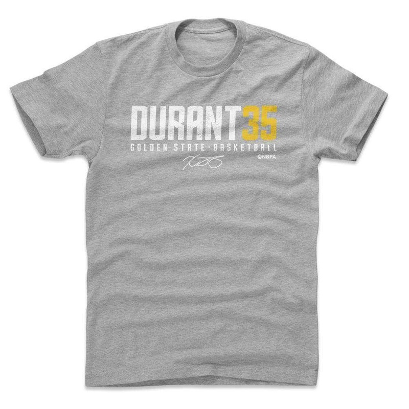 Kevin Durant Golden State Warriors 500 Level NBA Name T-Shirt – Grey