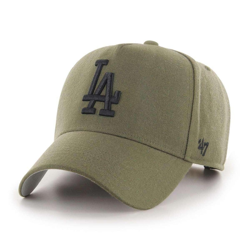 Los Angeles Dodgers ’47 MLB Sandalwood MVP DT Pinch Snapback Curve Hat