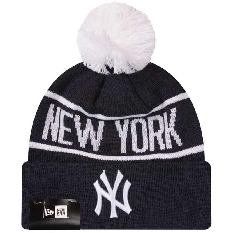 New York Yankees New Era MLB Team Home Run Knit Beanie – Navy