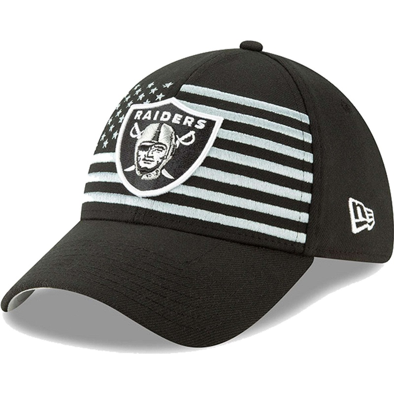 Oakland Raiders New Era 2019 NFL Draft 39THIRTY Stretch-Fit Hat – Black