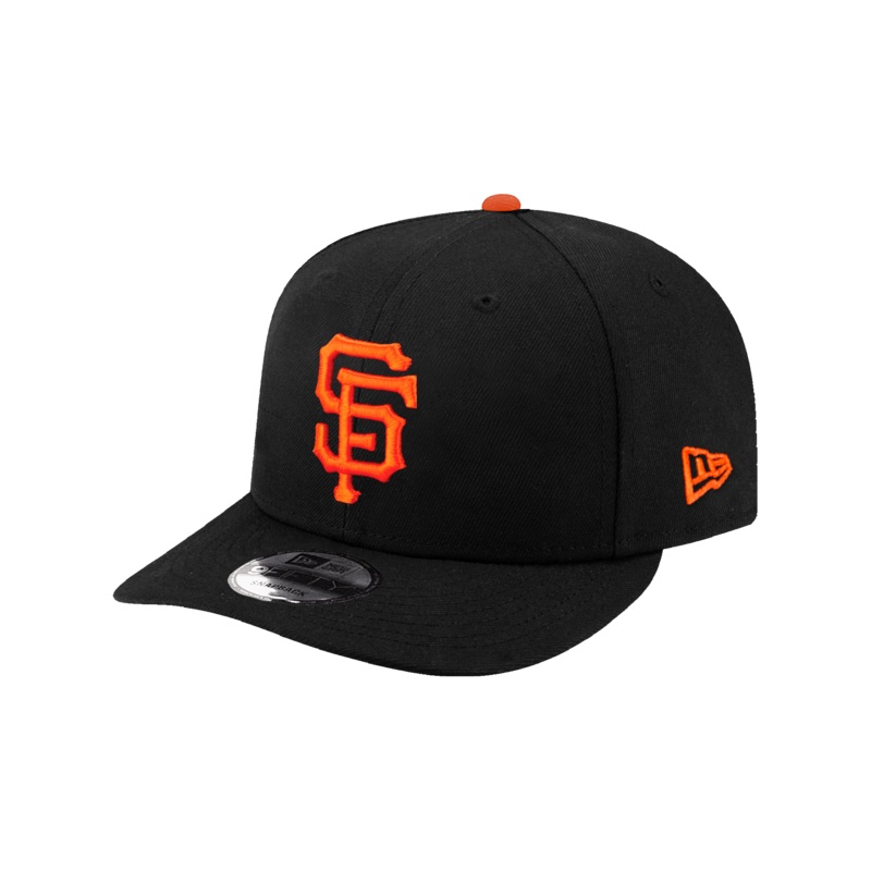 San Francisco Giants New Era MLB Team Pre-Curved 9FIFTY Snapback Hat – Black