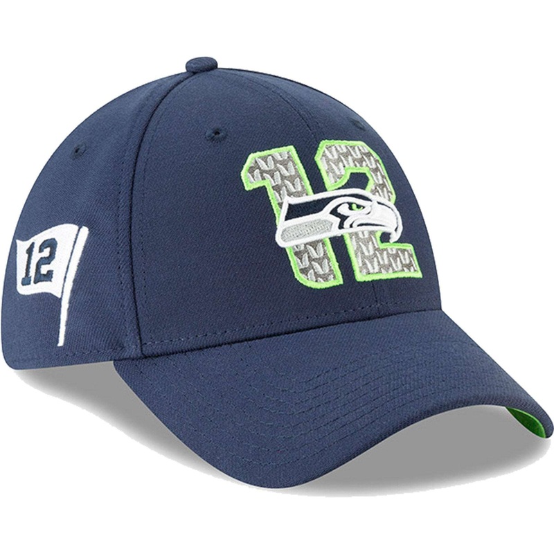 Seattle Seahawks New Era 2019 NFL Draft 39THIRTY Stretch-Fit Hat – Navy