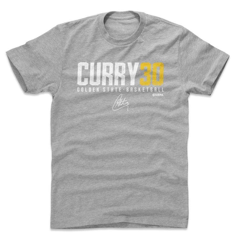Steph Curry Golden State Warriors 500 Level NBA Name T-Shirt – Grey