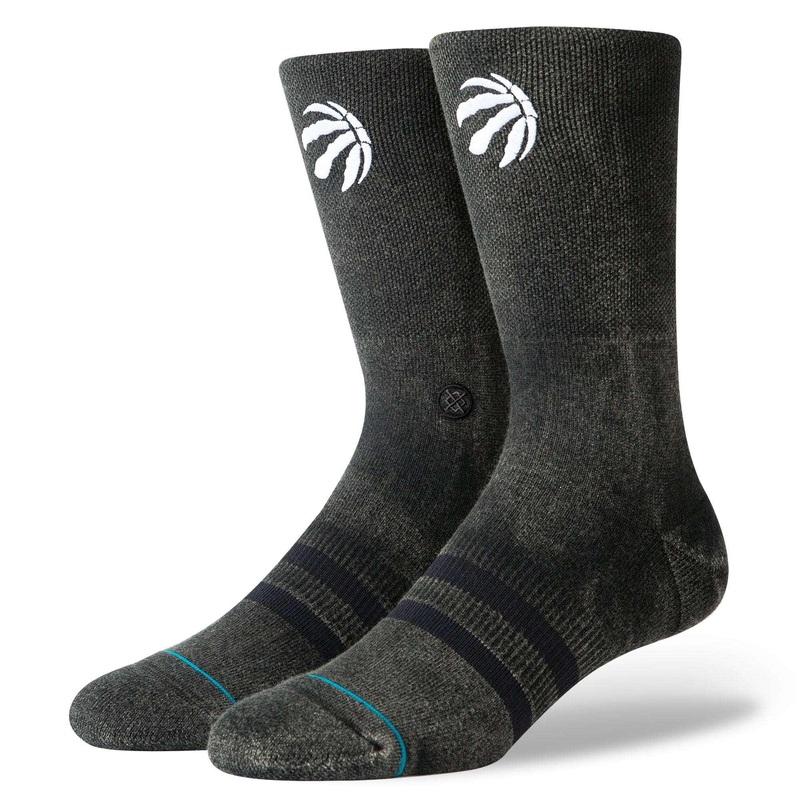 Toronto Raptors Stance NBA Blacktop Crew Socks – Black