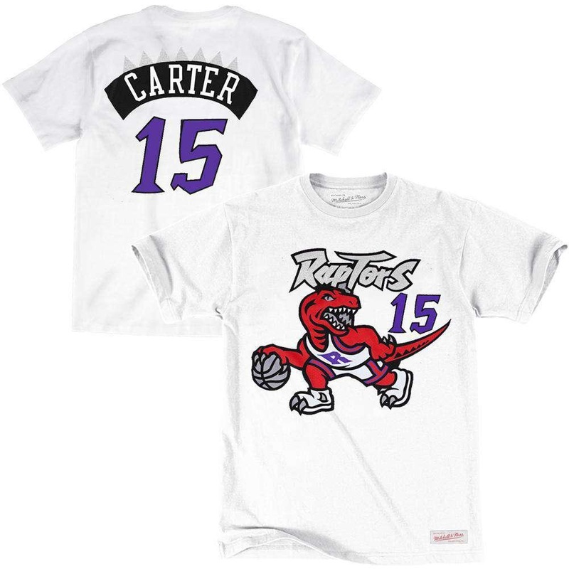 Vince Carter Toronto Raptors Mitchell & Ness NBA Player T-Shirt – White