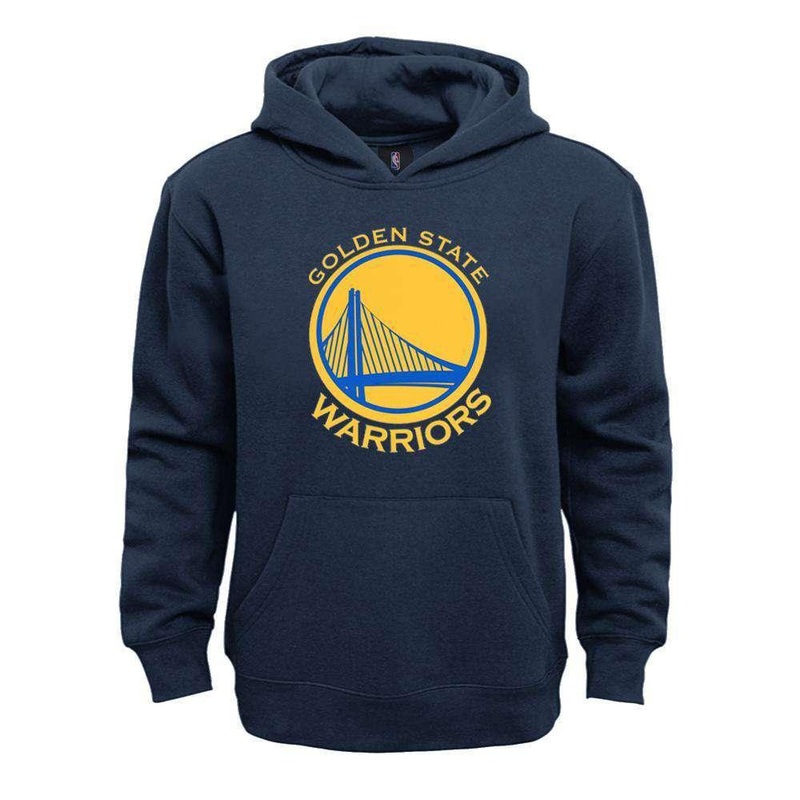 Youths Golden State Warriors Outerstuff NBA Primary Logo Hoodie Jumper – Navy
