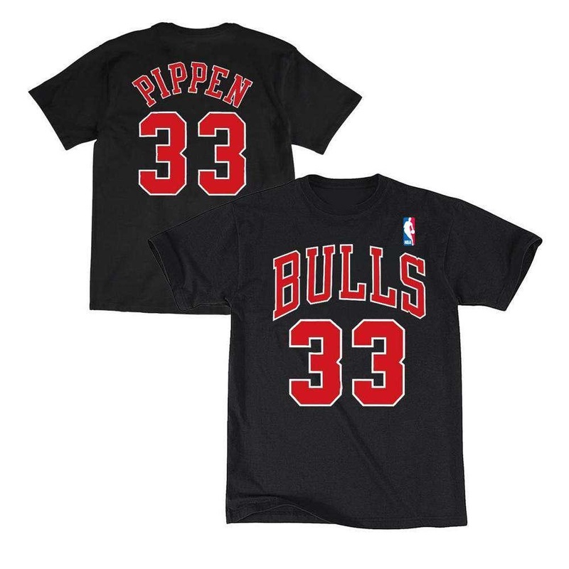 Youths Scottie Pippen Chicago Bulls Outerstuff NBA Player T-Shirt – Black