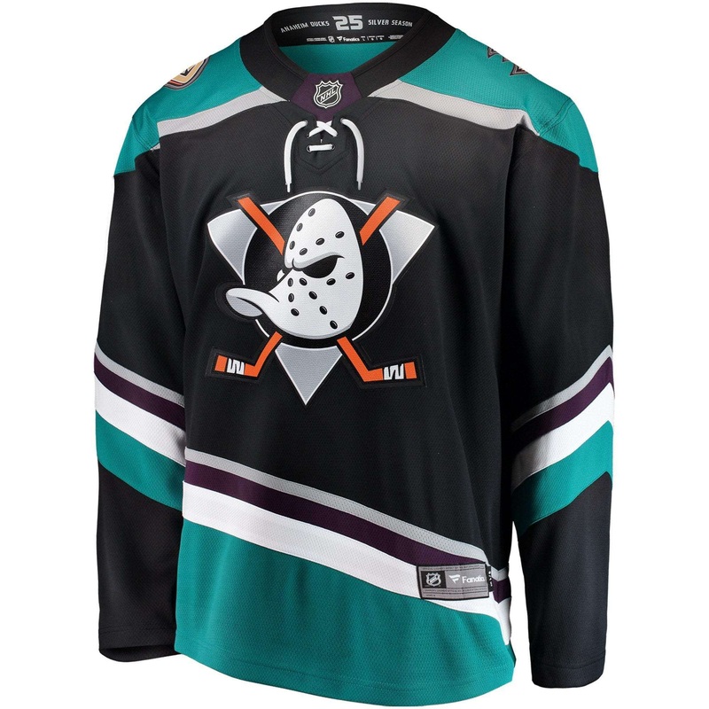 Anaheim Mighty Ducks NHL Breakaway Replica Jersey – Black