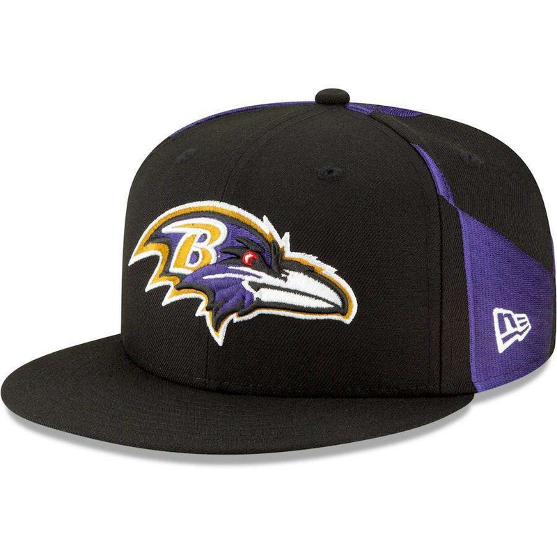 Baltimore Ravens New Era 2019 NFL Draft 9FIFTY Snapback Hat  Black