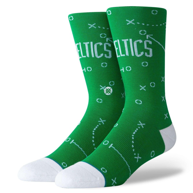 Boston Celtics Stance NBA Playbook Crew Socks – Green