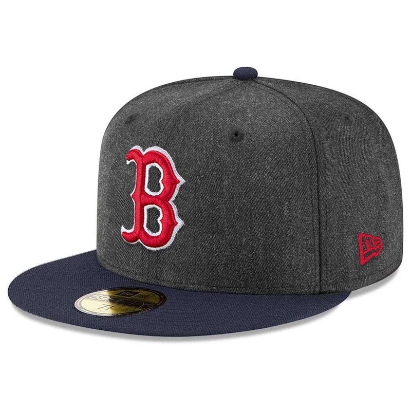 Boston Red Sox New Era MLB Alt Shadow 59FIFTY Fitted Hat – Heather Graphite