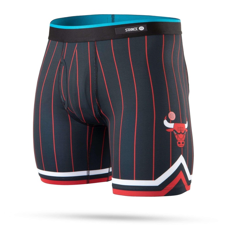 Chicago Bulls Stance NBA HWC Boxer Short Briefs – Black
