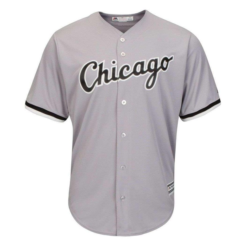 Chicago White Sox Majestic MLB AC Cool Base Replica Jersey – Grey