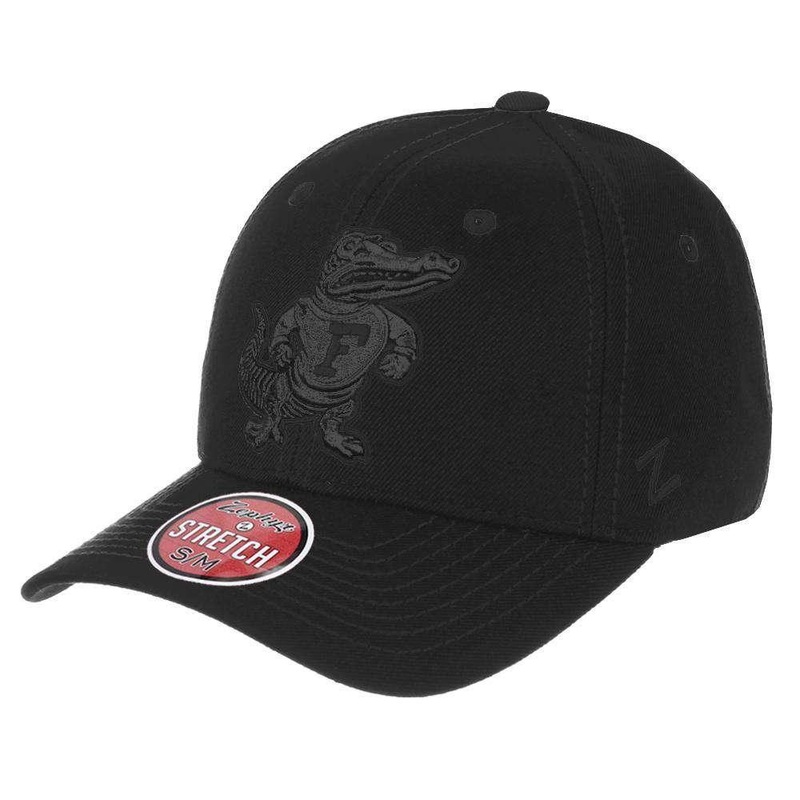 Florida Gators Zephyr NCAA ZH Black On Black Stretch Fit Curved Hat