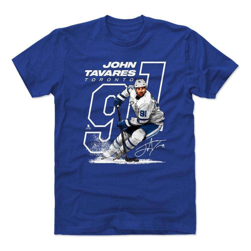 John Tavares Toronto Maple Leafs 500 Level NHL Offset T-Shirt – Blue