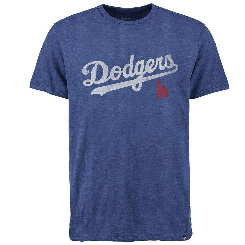 Los Angeles Dodgers ’47 MLB Scrum Logo T-Shirt – Blue