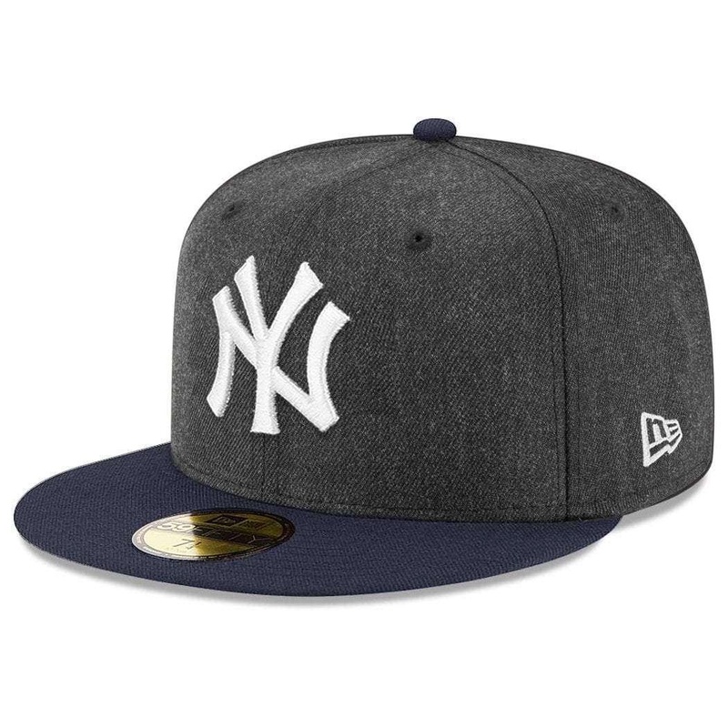 New York Yankees New Era MLB Alt Shadow 59FIFTY Fitted Hat – Heather Graphite