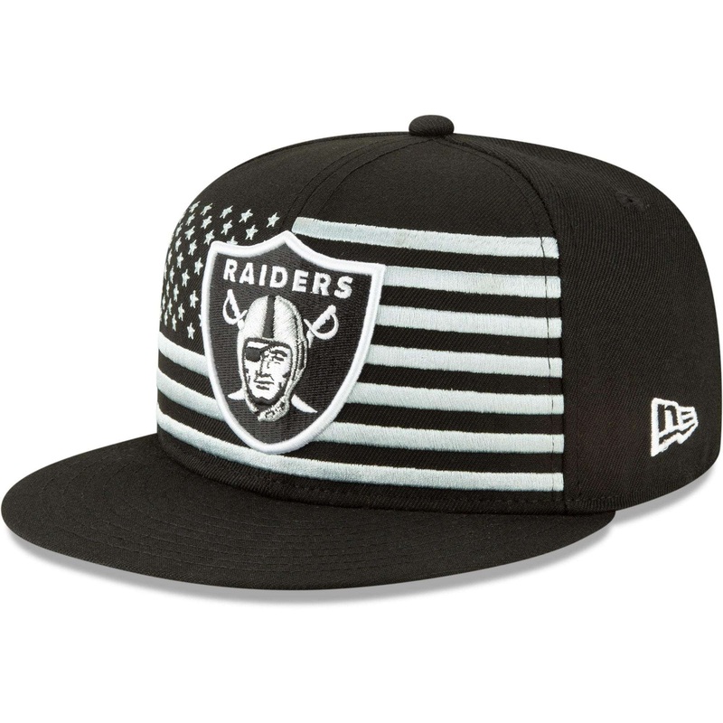 Oakland Raiders New Era 2019 NFL Draft 9FIFTY Snapback Hat  Black