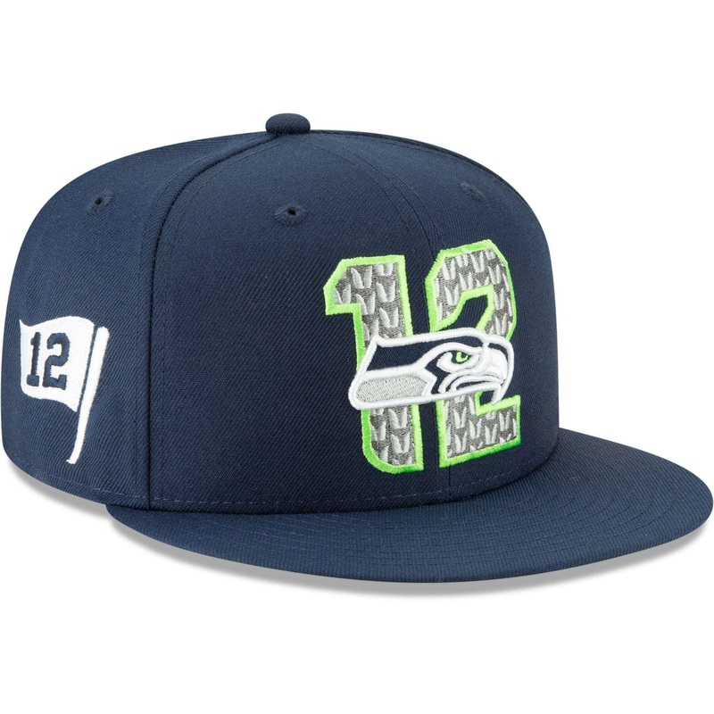 Seattle Seahawks New Era 2019 NFL Draft 9FIFTY Snapback Hat  Navy