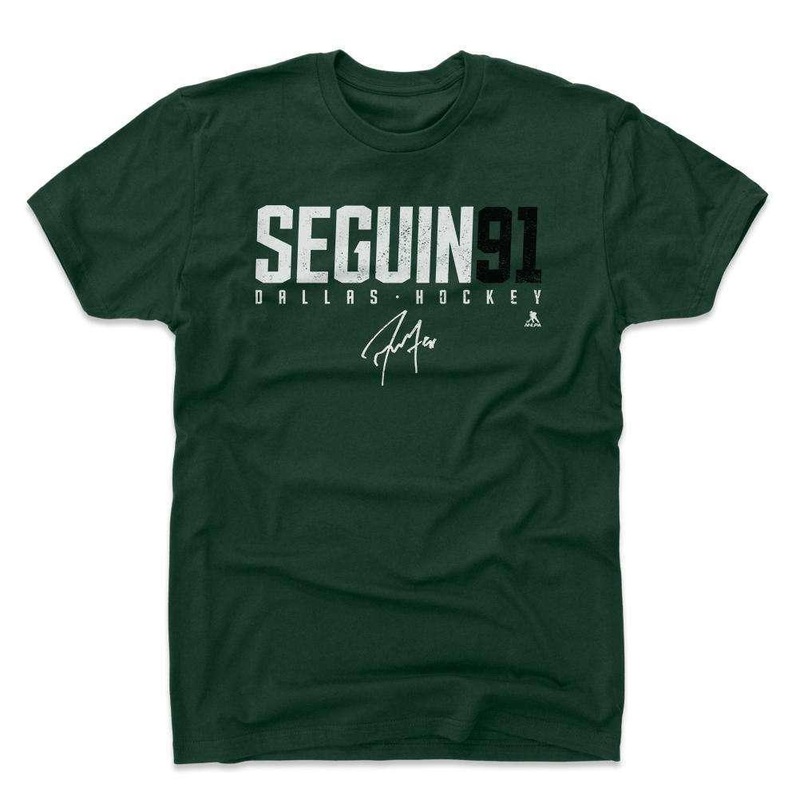 Tyler Seguin Dallas Stars 500 Level NHL Name T-Shirt – Dark Green