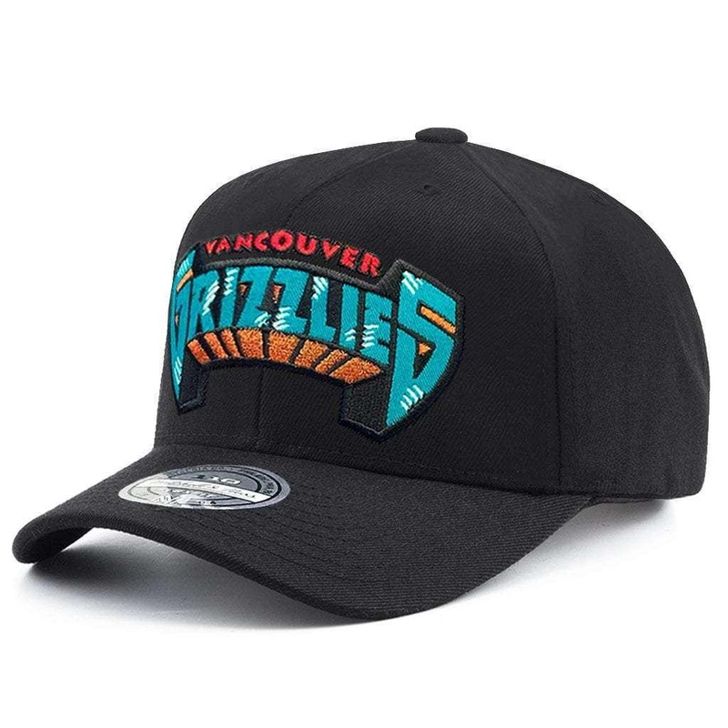 Vancouver Grizzlies Mitchell & Ness NBA HWC Jersey Logo 110 Curve Snapback Hat