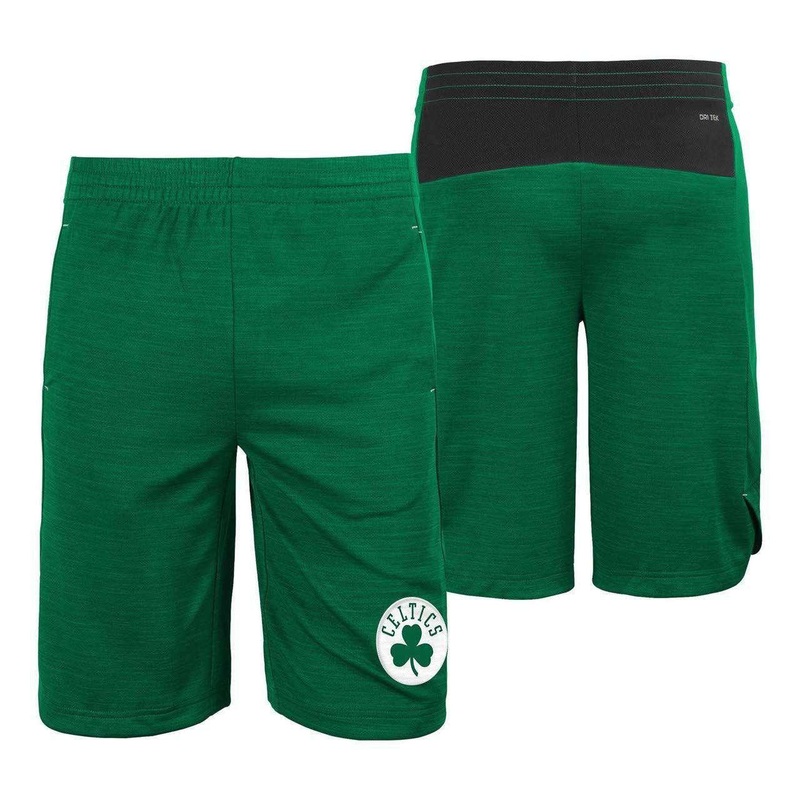 Youths Boston Celtics Outerstuff NBA Performance Free Throw Shorts – Green