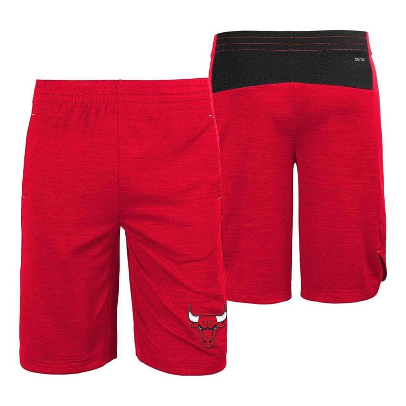 Youths Chicago Bulls Outerstuff NBA Performance Free Throw Shorts – Red