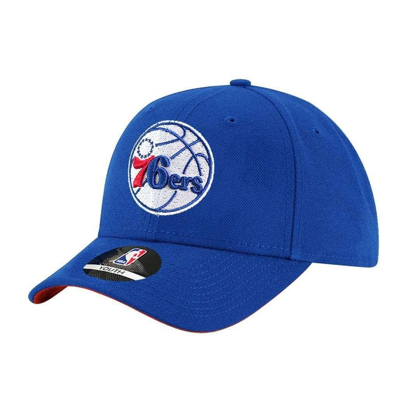 Youths Philadelphia 76ers Outerstuff NBA Team Curve Hat – Blue