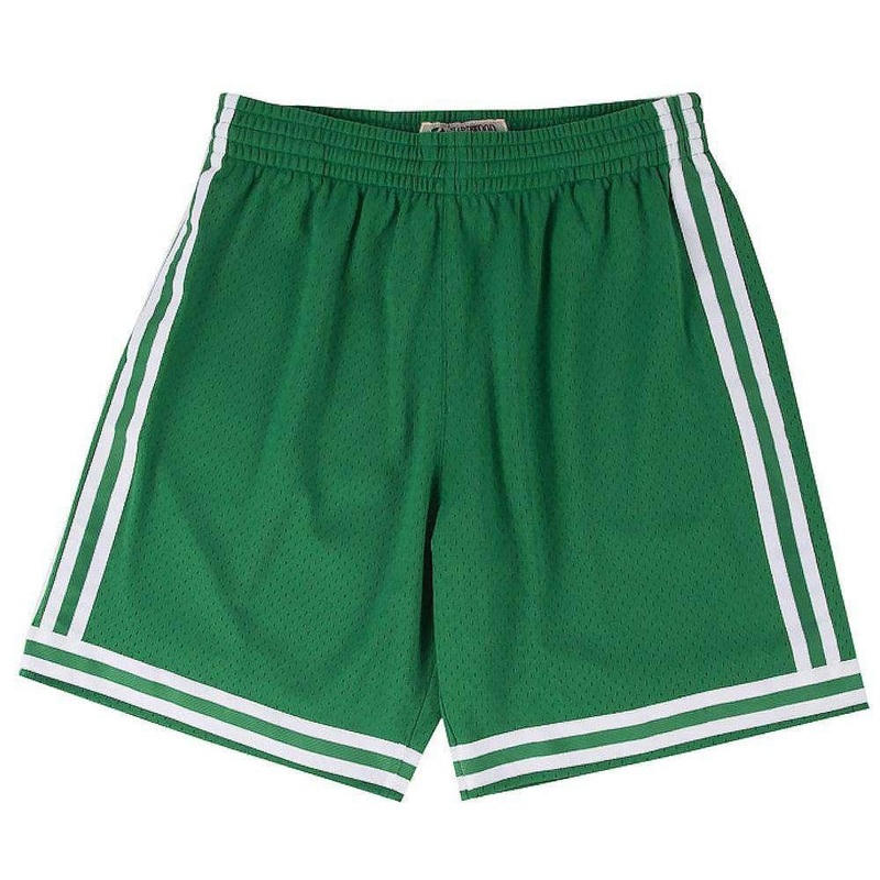 Boston Celtics Mitchell & Ness NBA HWC Swingman Shorts – Green