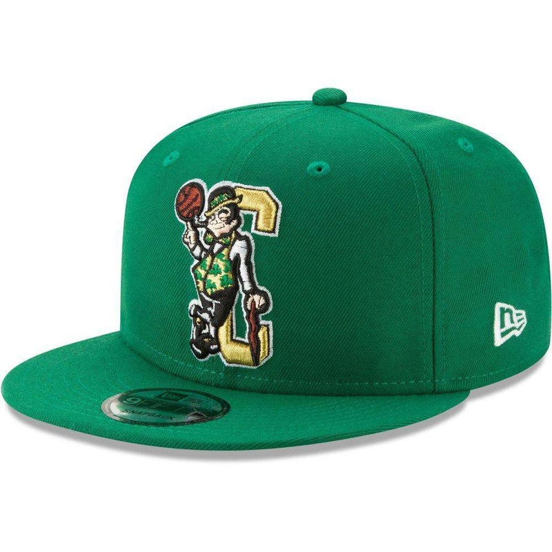 Boston Celtics New Era NBA 2019 Back Half 9FIFTY Snapback Hat  Green