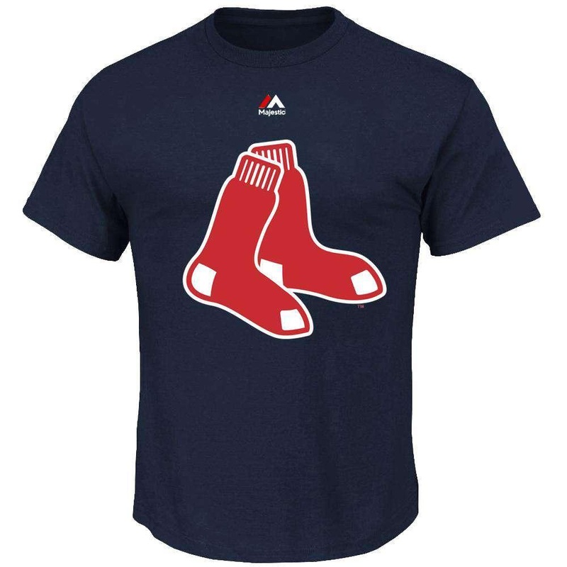Boston Red Sox Majestic MLB Alternate Logo T-Shirt – Navy