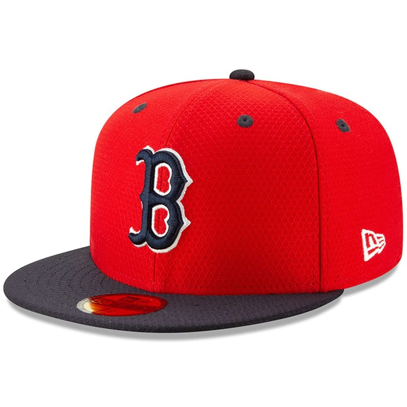 Boston Red Sox New Era MLB 2019 Spring Training BP 59FIFTY Fitted Hat – Red