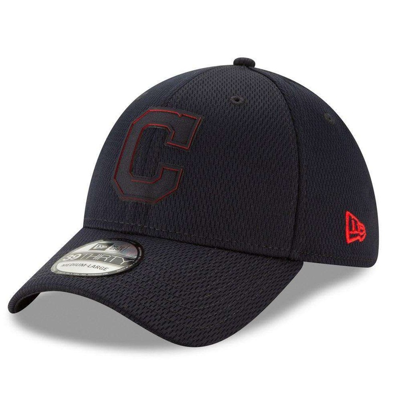 Cleveland Indians New Era MLB 2019 Clubhouse 39THIRTY Stretch-Fit Hat – Navy
