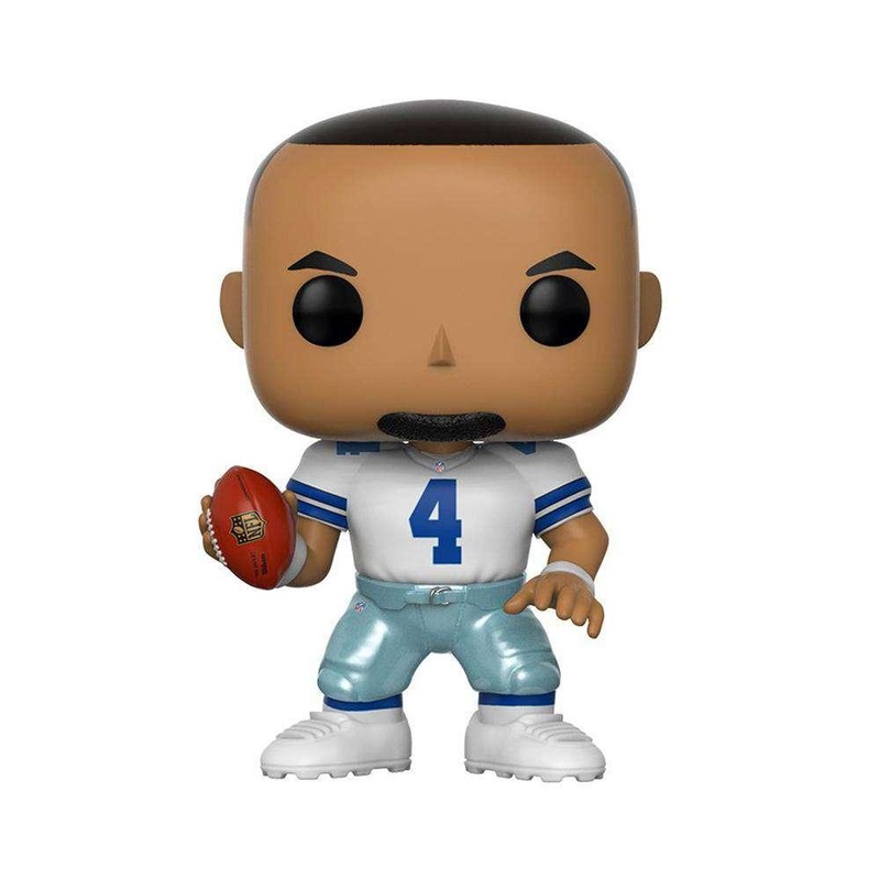 Dak Prescott Dallas Cowboys NFL Funko Pop Vinyl 3.75″ Figure – White