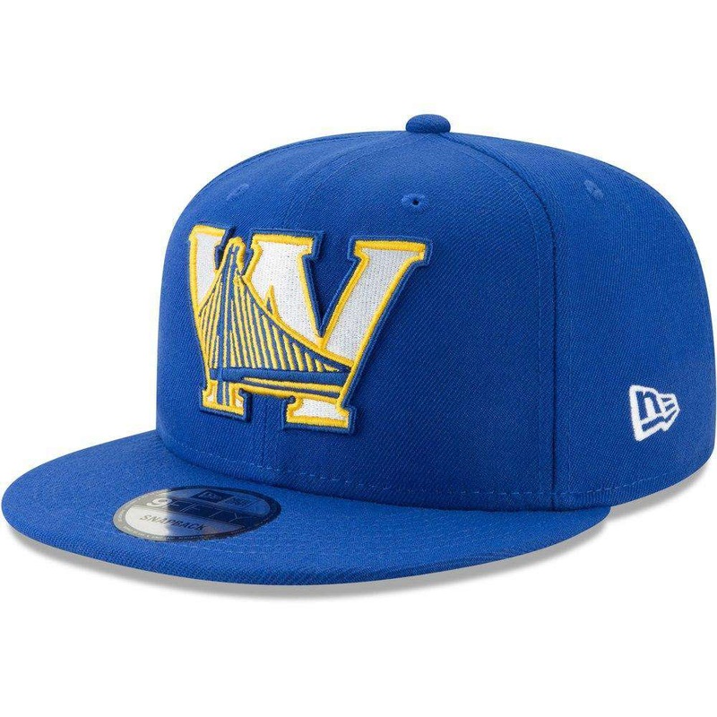 Golden State Warriors New Era NBA 2019 Back Half 9FIFTY Snapback Hat  Blue
