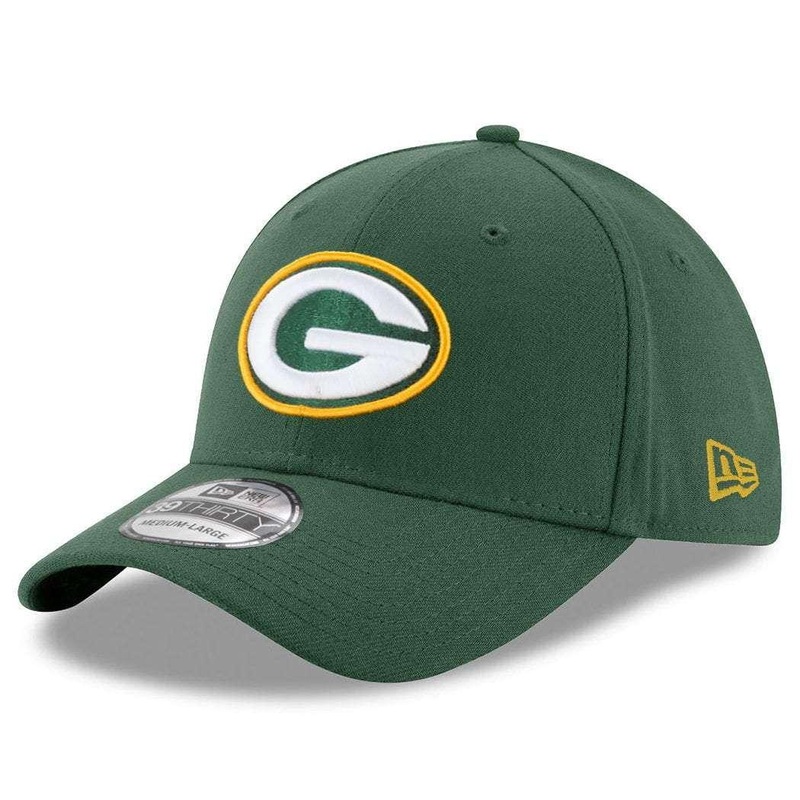 Green Bay Packers New Era NFL Team 39THIRTY Stretch-Fit Curve Hat – Green