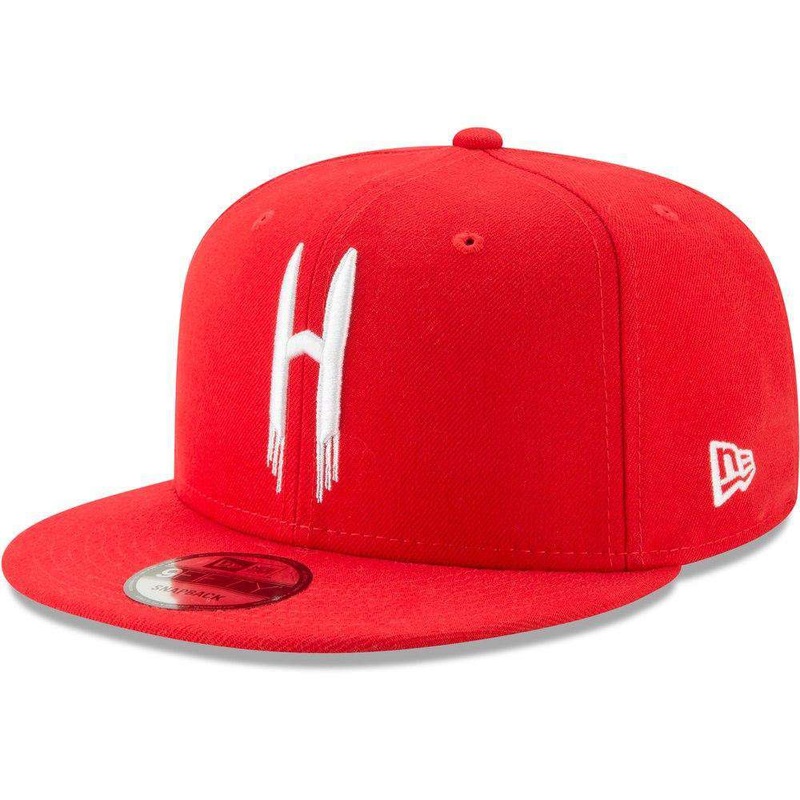 Houston Rockets New Era NBA 2019 Back Half 9FIFTY Snapback Hat  Red