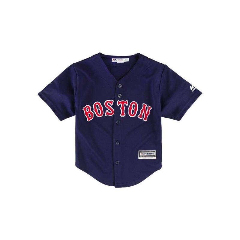 Infants Boston Red Sox Majestic MLB Cool Base Replica Jersey – Navy