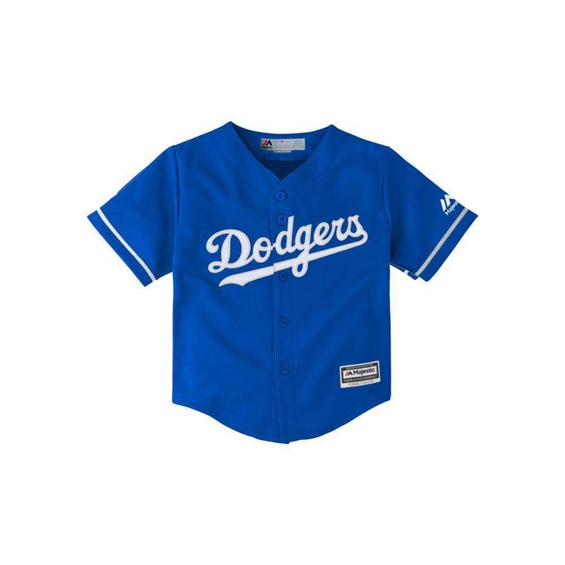 Infants Los Angeles Dodgers Majestic MLB Cool Base Replica Jersey – Blue