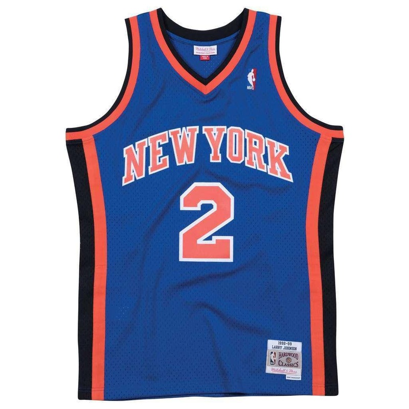 Larry Johnson New York Knicks Mitchell & Ness NBA Swingman Jersey – Blue