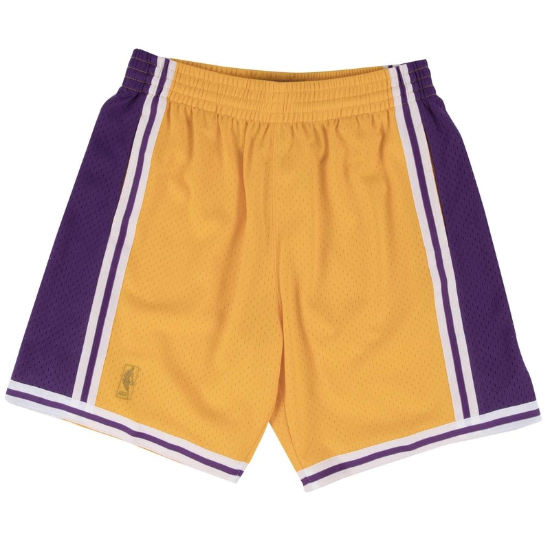 Los Angeles Lakers Mitchell & Ness NBA Swingman Shorts – Gold