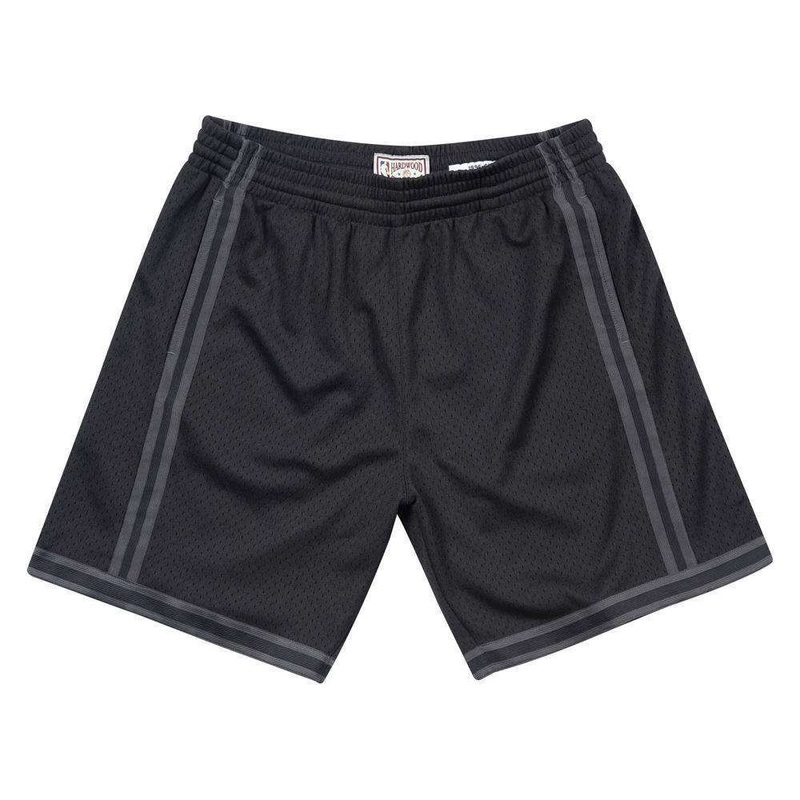 Los Angeles Lakers Mitchell & Ness NBA Tonal Black Swingman Shorts