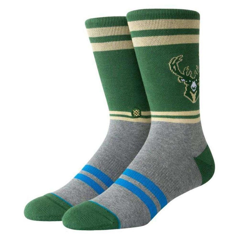 Milwaukee Bucks Stance NBA City Gym Crew Socks – Green