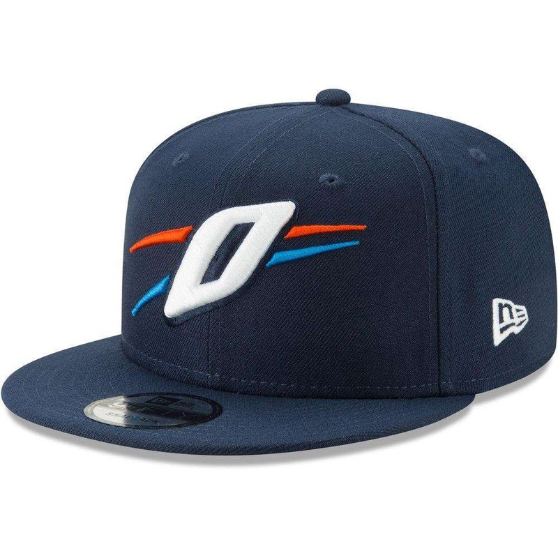 Oklahoma City Thunder New Era NBA 2019 Back Half 9FIFTY Snapback Hat  Navy