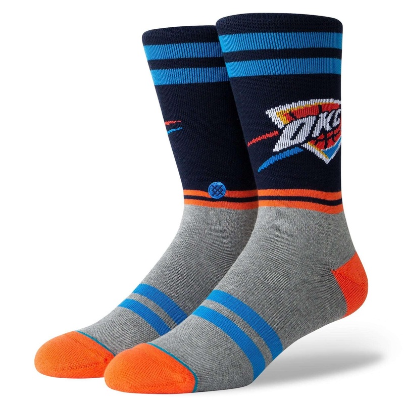 Oklahoma City Thunder Stance NBA City Gym Crew Socks – Blue