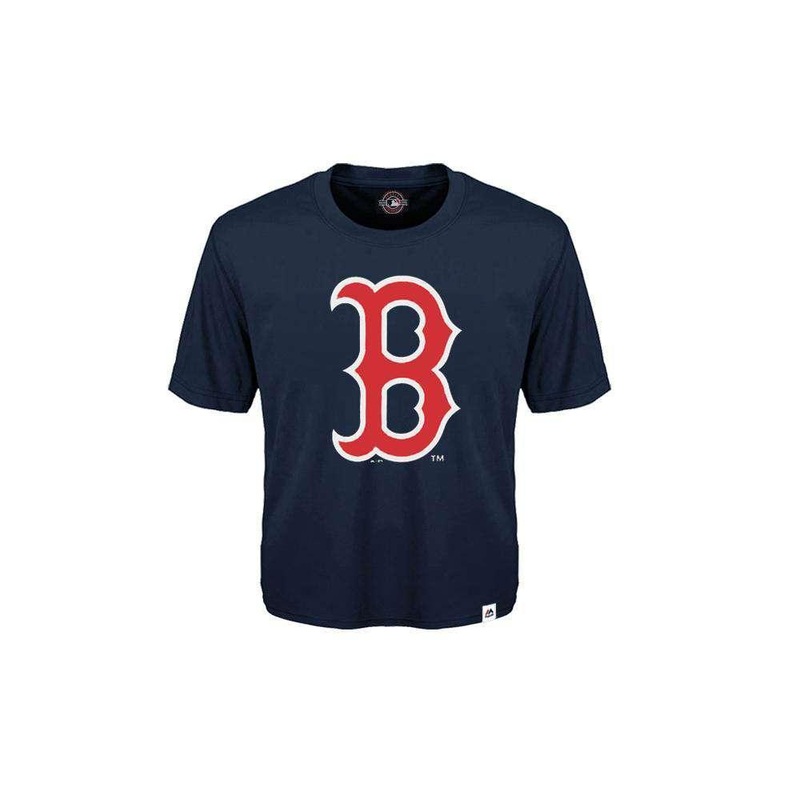 Toddler Boston Red Sox Majestic MLB Prism T-Shirt – Navy