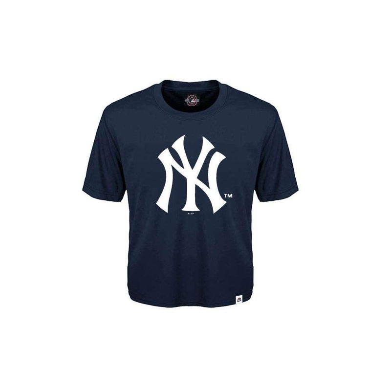 Toddler New York Yankees Majestic MLB Prism T-Shirt – Navy